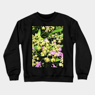 Pink wildflowers Crewneck Sweatshirt